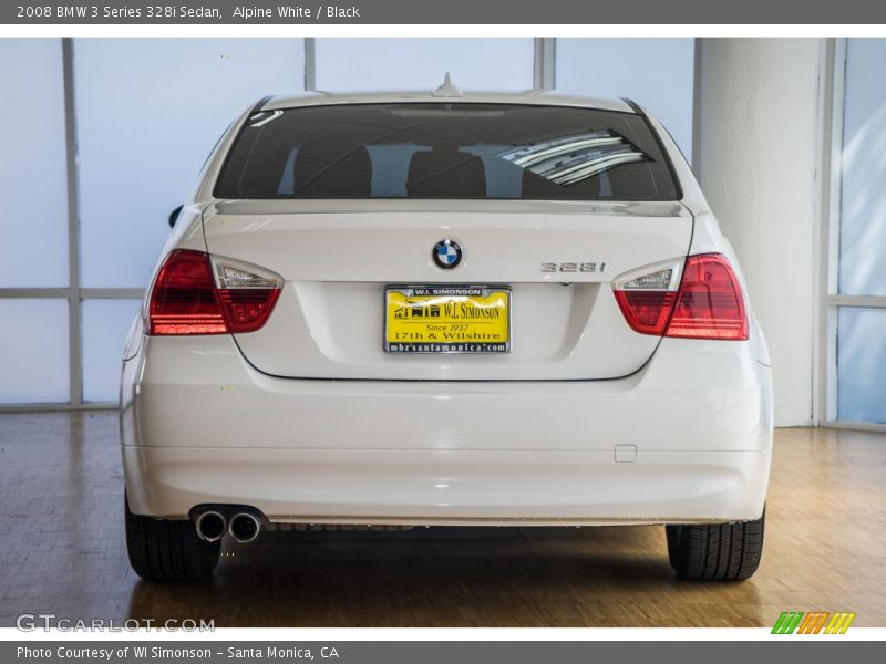 Alpine White / Black 2008 BMW 3 Series 328i Sedan