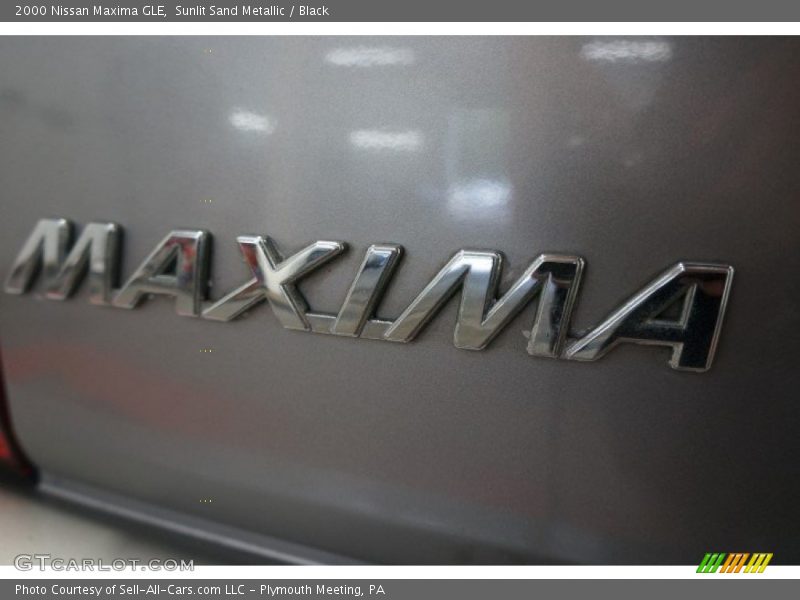 Sunlit Sand Metallic / Black 2000 Nissan Maxima GLE