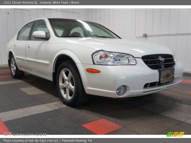 Icelandic White Pearl / Blond 2001 Nissan Maxima SE