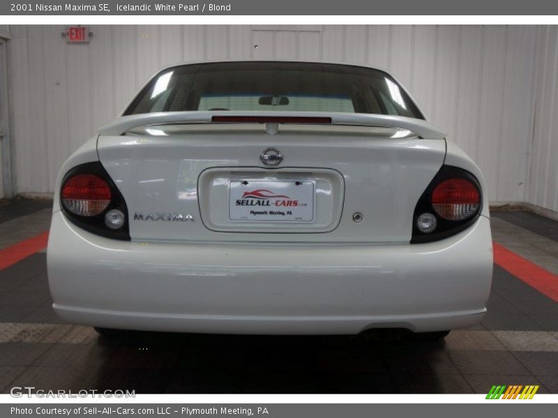 Icelandic White Pearl / Blond 2001 Nissan Maxima SE