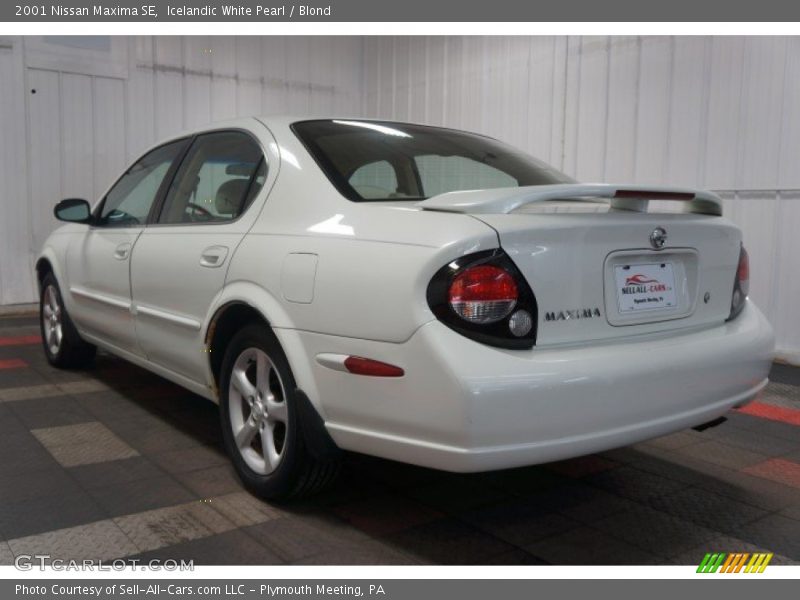 Icelandic White Pearl / Blond 2001 Nissan Maxima SE