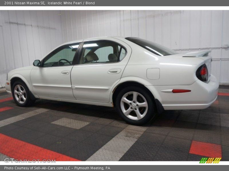 Icelandic White Pearl / Blond 2001 Nissan Maxima SE