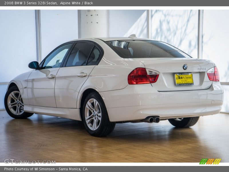 Alpine White / Black 2008 BMW 3 Series 328i Sedan