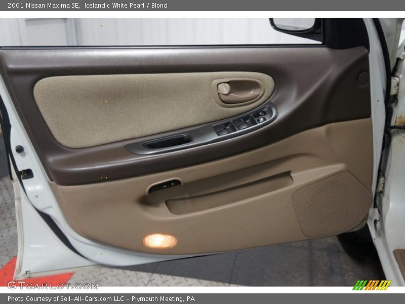 Icelandic White Pearl / Blond 2001 Nissan Maxima SE