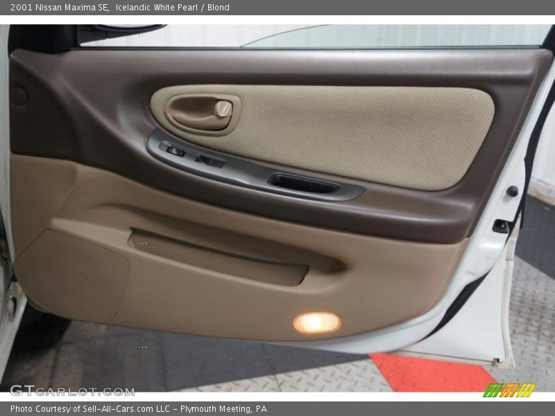 Icelandic White Pearl / Blond 2001 Nissan Maxima SE
