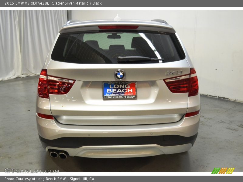 Glacier Silver Metallic / Black 2015 BMW X3 xDrive28i