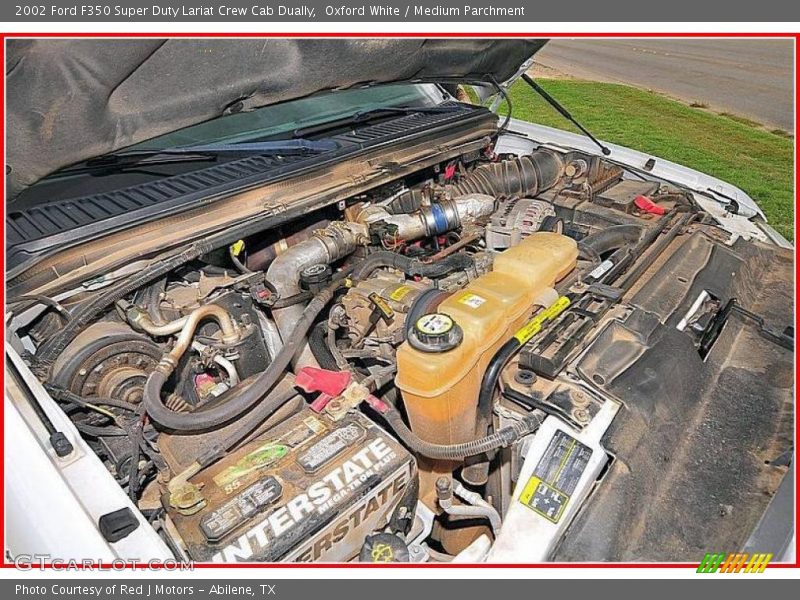 Oxford White / Medium Parchment 2002 Ford F350 Super Duty Lariat Crew Cab Dually