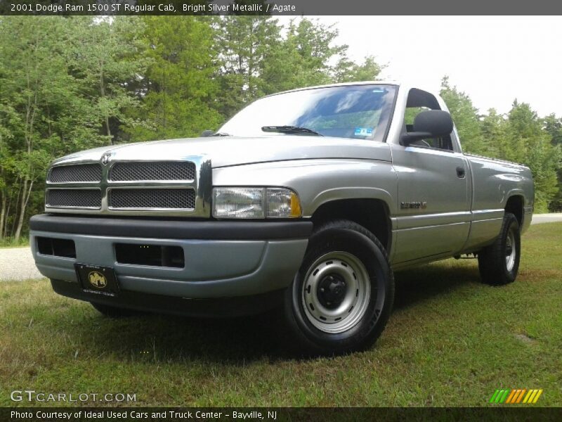 Bright Silver Metallic / Agate 2001 Dodge Ram 1500 ST Regular Cab