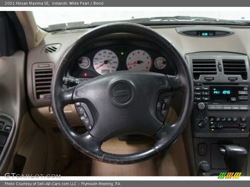 Icelandic White Pearl / Blond 2001 Nissan Maxima SE