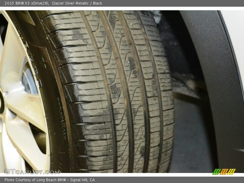 Glacier Silver Metallic / Black 2015 BMW X3 xDrive28i