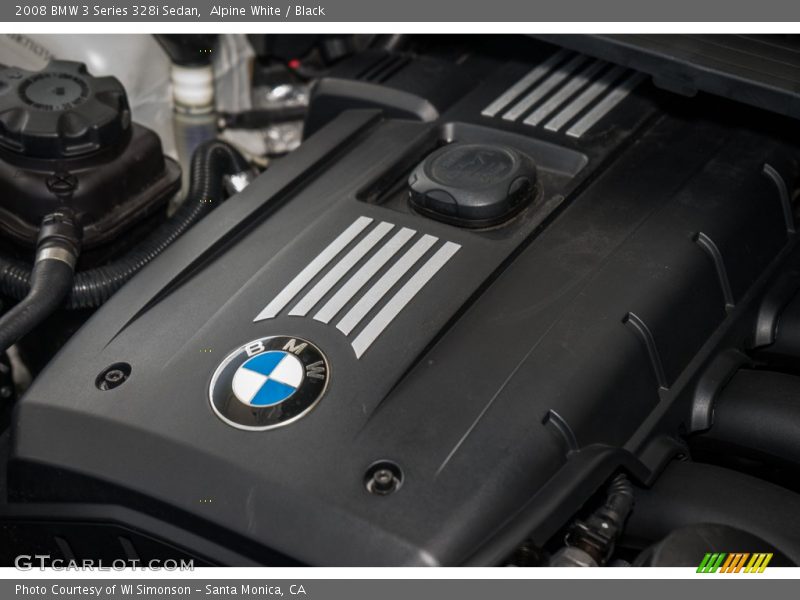 Alpine White / Black 2008 BMW 3 Series 328i Sedan