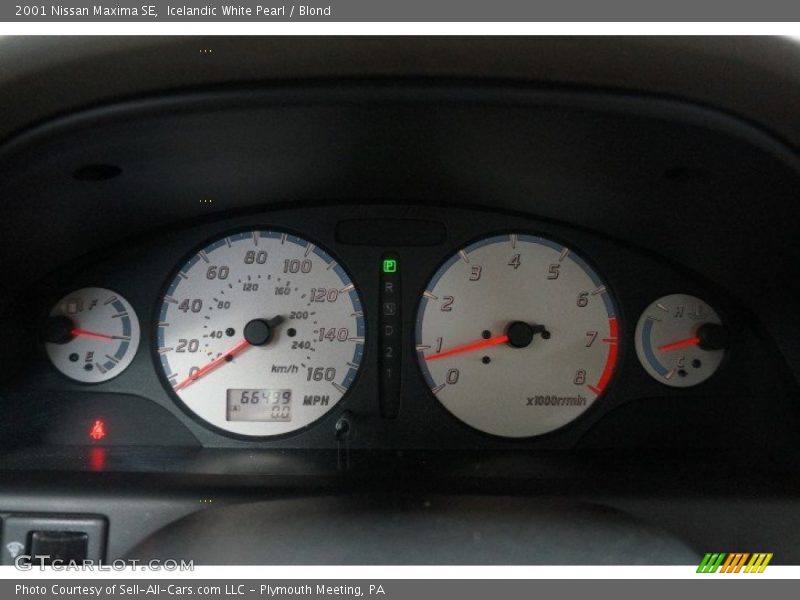 Icelandic White Pearl / Blond 2001 Nissan Maxima SE