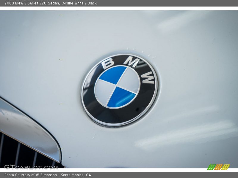 Alpine White / Black 2008 BMW 3 Series 328i Sedan