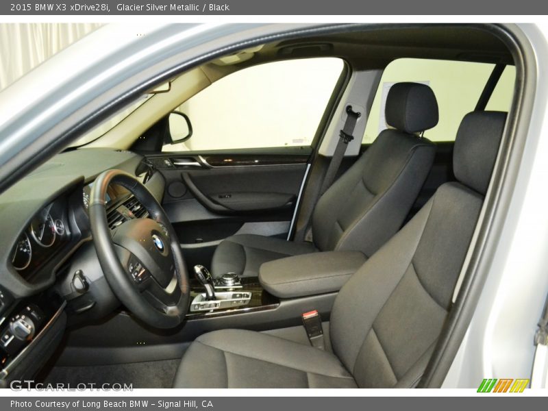 Glacier Silver Metallic / Black 2015 BMW X3 xDrive28i