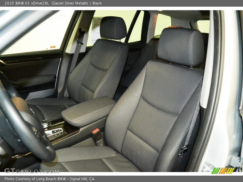 Glacier Silver Metallic / Black 2015 BMW X3 xDrive28i