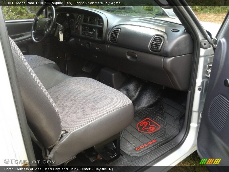 Bright Silver Metallic / Agate 2001 Dodge Ram 1500 ST Regular Cab