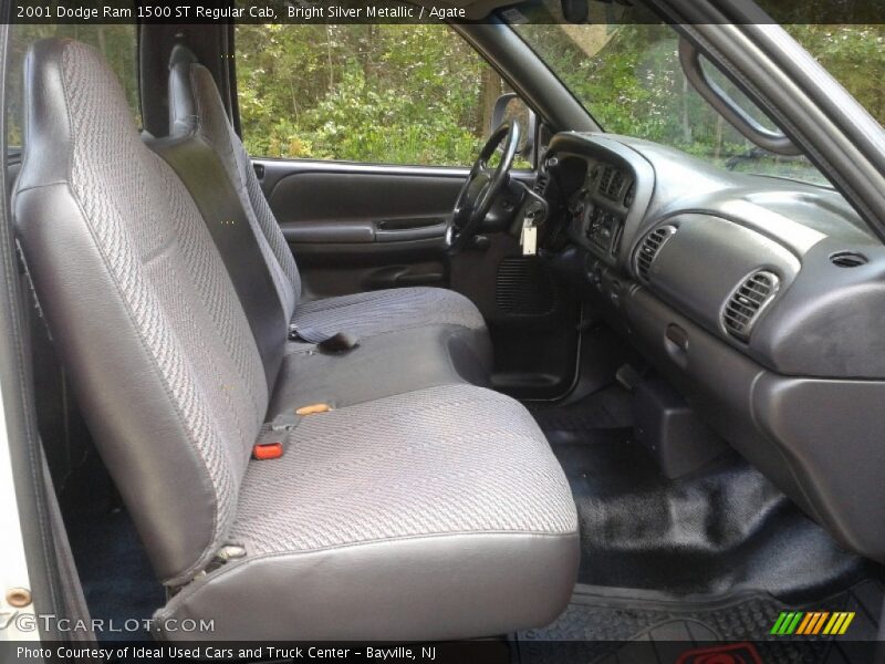 Bright Silver Metallic / Agate 2001 Dodge Ram 1500 ST Regular Cab
