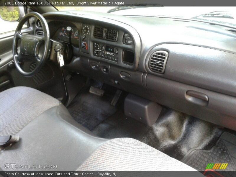 Bright Silver Metallic / Agate 2001 Dodge Ram 1500 ST Regular Cab