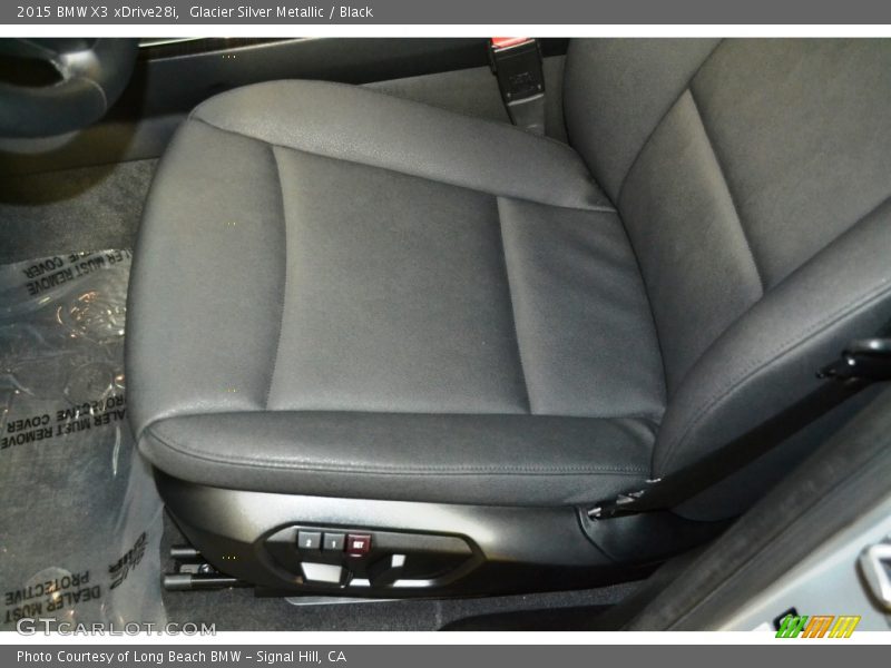 Glacier Silver Metallic / Black 2015 BMW X3 xDrive28i