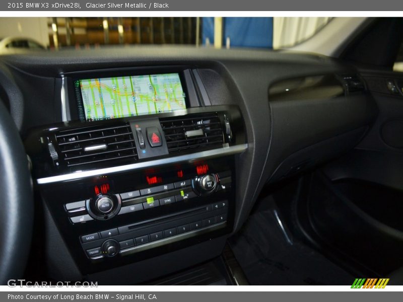 Glacier Silver Metallic / Black 2015 BMW X3 xDrive28i