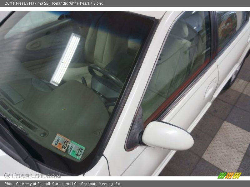 Icelandic White Pearl / Blond 2001 Nissan Maxima SE