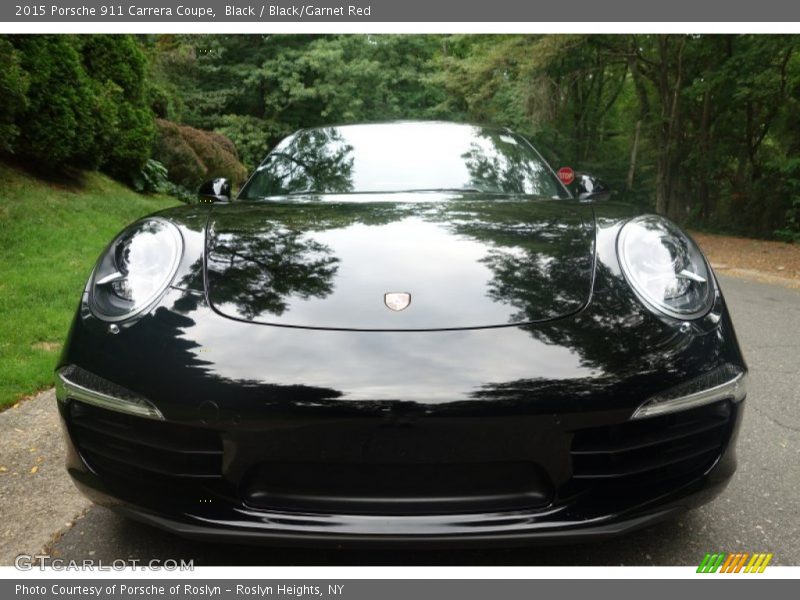 Black / Black/Garnet Red 2015 Porsche 911 Carrera Coupe