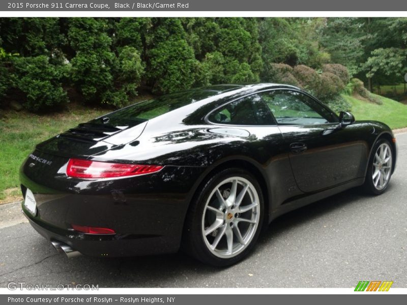 Black / Black/Garnet Red 2015 Porsche 911 Carrera Coupe