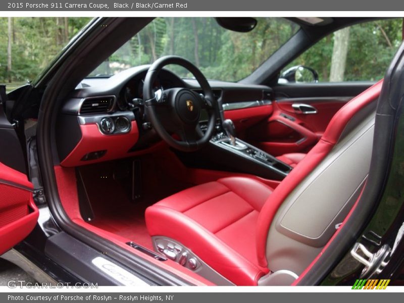 Black/Garnet Red Interior - 2015 911 Carrera Coupe 