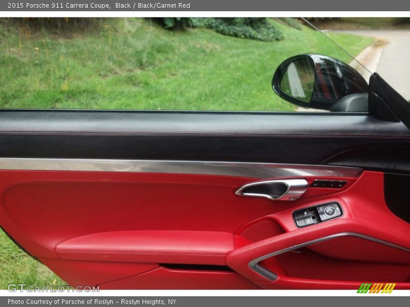 Black / Black/Garnet Red 2015 Porsche 911 Carrera Coupe