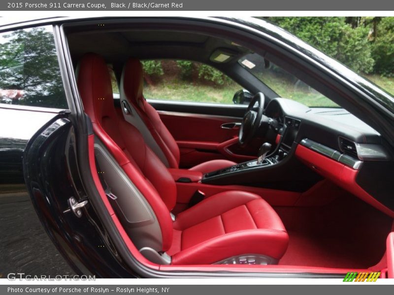 Black / Black/Garnet Red 2015 Porsche 911 Carrera Coupe