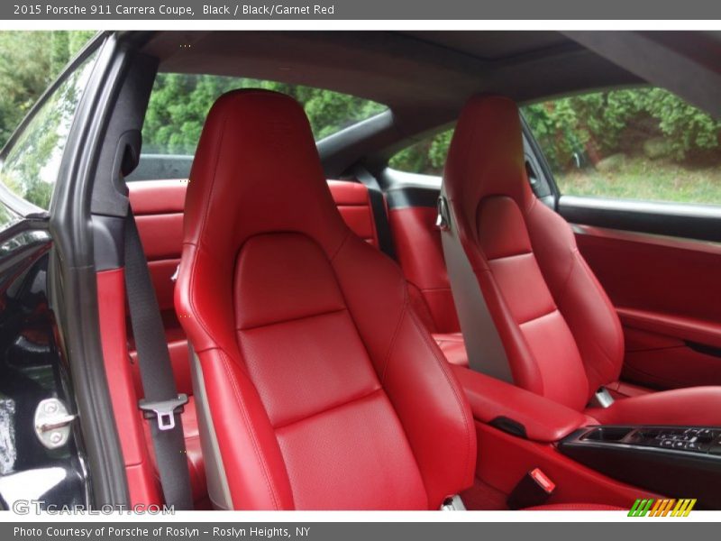 Black / Black/Garnet Red 2015 Porsche 911 Carrera Coupe