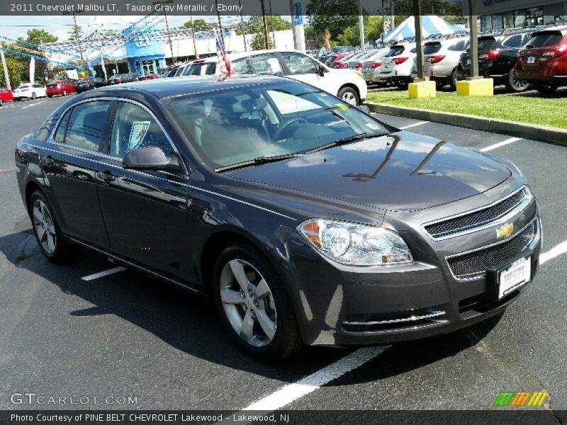 Taupe Gray Metallic / Ebony 2011 Chevrolet Malibu LT