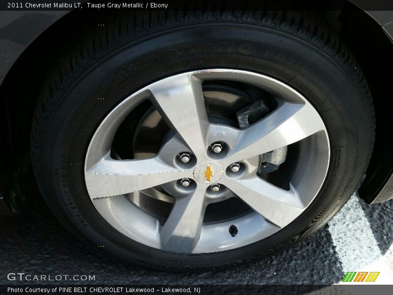 Taupe Gray Metallic / Ebony 2011 Chevrolet Malibu LT