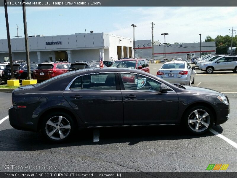 Taupe Gray Metallic / Ebony 2011 Chevrolet Malibu LT