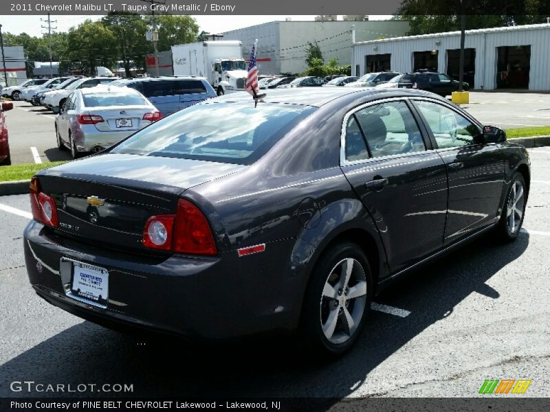 Taupe Gray Metallic / Ebony 2011 Chevrolet Malibu LT