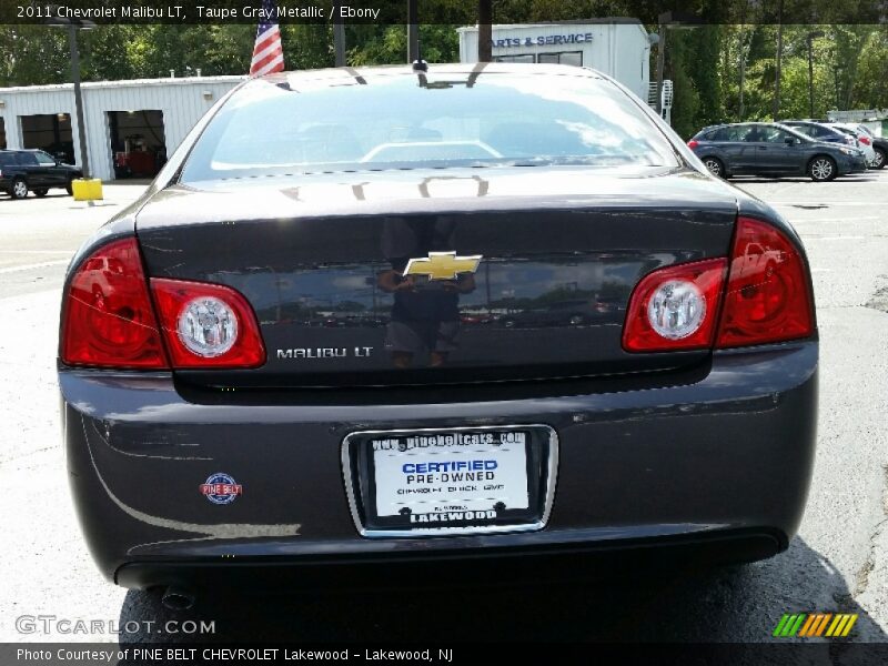Taupe Gray Metallic / Ebony 2011 Chevrolet Malibu LT