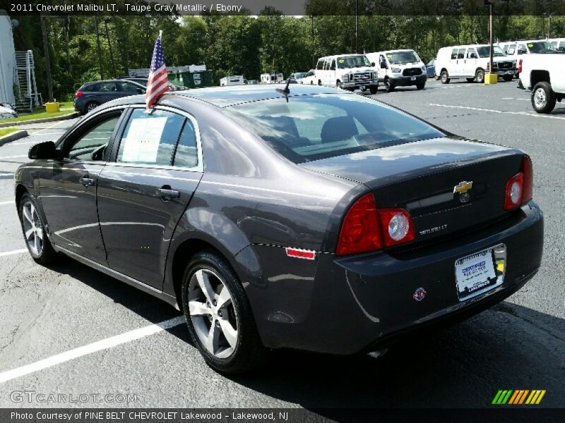 Taupe Gray Metallic / Ebony 2011 Chevrolet Malibu LT
