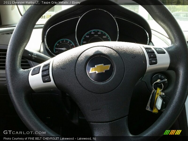 Taupe Gray Metallic / Ebony 2011 Chevrolet Malibu LT