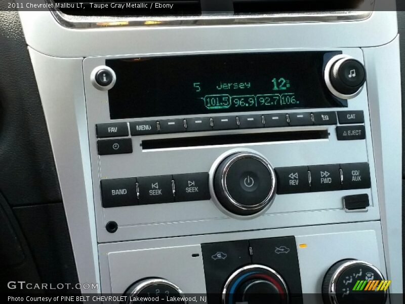 Taupe Gray Metallic / Ebony 2011 Chevrolet Malibu LT