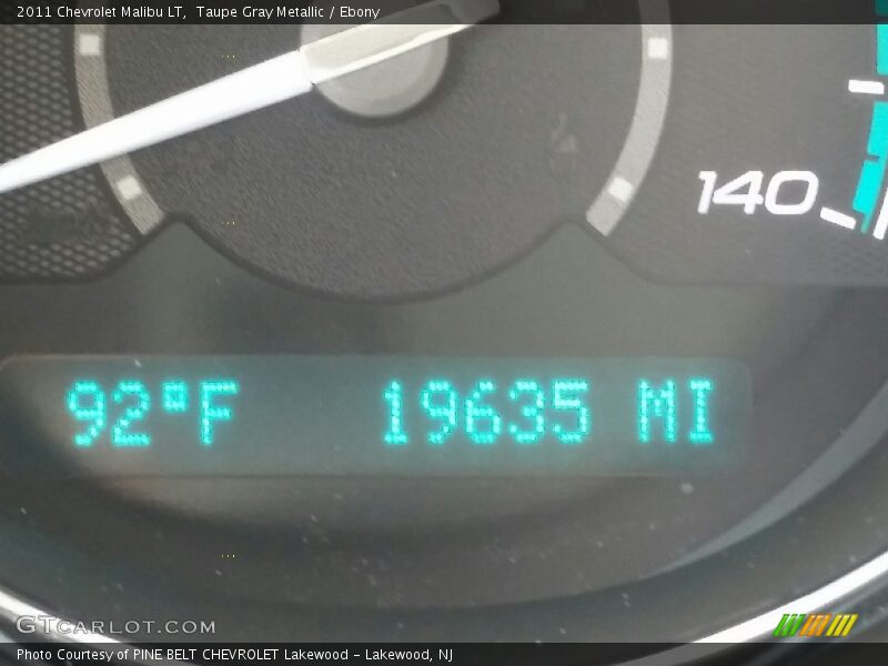 Taupe Gray Metallic / Ebony 2011 Chevrolet Malibu LT