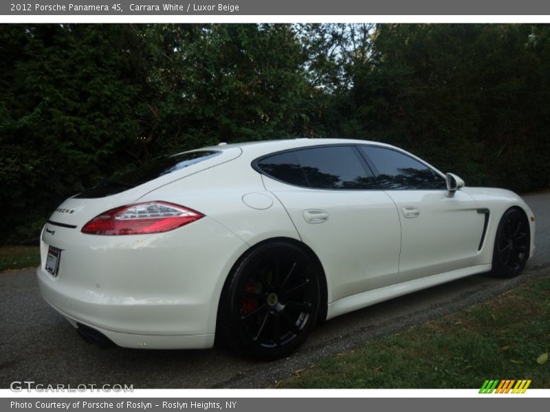 Carrara White / Luxor Beige 2012 Porsche Panamera 4S