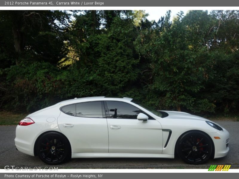 Carrara White / Luxor Beige 2012 Porsche Panamera 4S