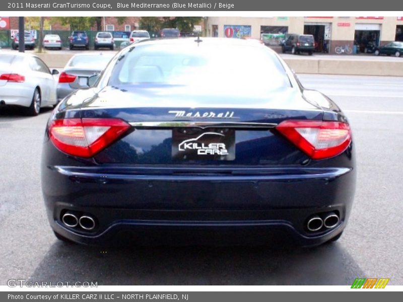 Blue Mediterraneo (Blue Metallic) / Beige 2011 Maserati GranTurismo Coupe