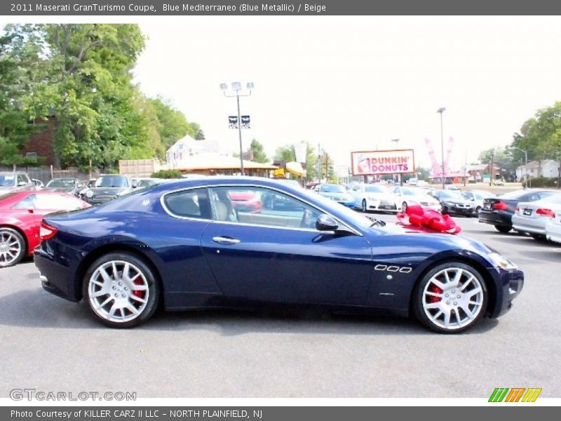 Blue Mediterraneo (Blue Metallic) / Beige 2011 Maserati GranTurismo Coupe
