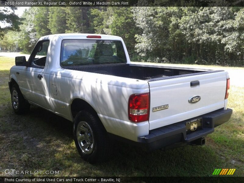 Oxford White / Medium Dark Flint 2010 Ford Ranger XL Regular Cab