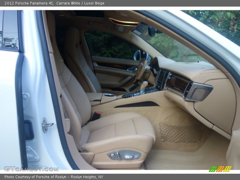 Carrara White / Luxor Beige 2012 Porsche Panamera 4S