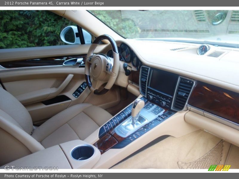 Carrara White / Luxor Beige 2012 Porsche Panamera 4S