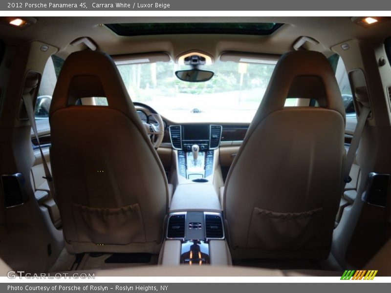Carrara White / Luxor Beige 2012 Porsche Panamera 4S