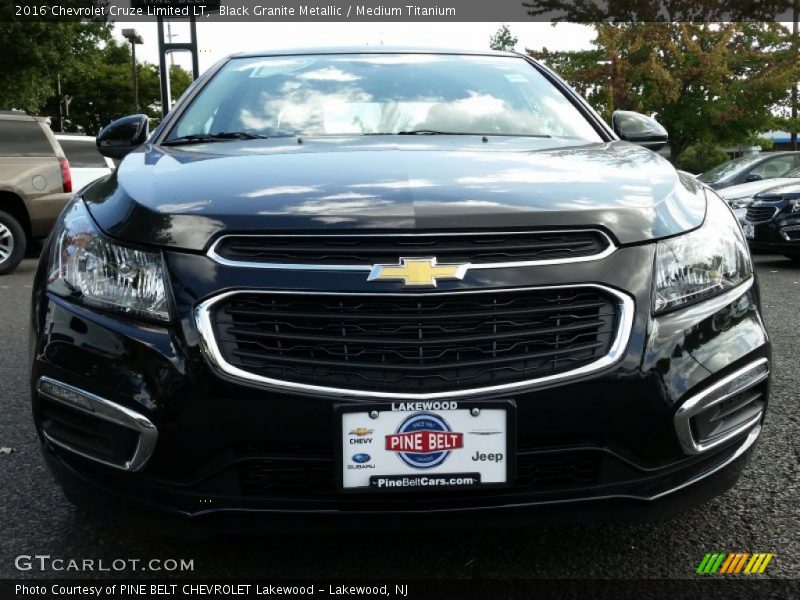 Black Granite Metallic / Medium Titanium 2016 Chevrolet Cruze Limited LT