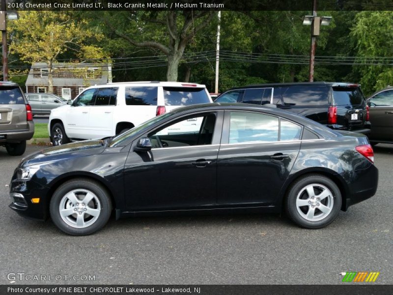 Black Granite Metallic / Medium Titanium 2016 Chevrolet Cruze Limited LT